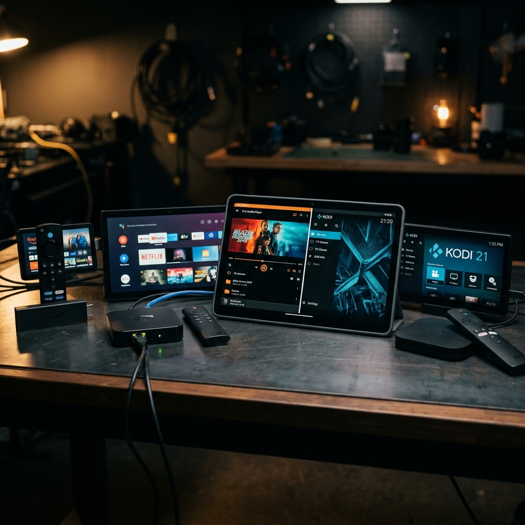 Multiple streaming devices and media player interfaces compared