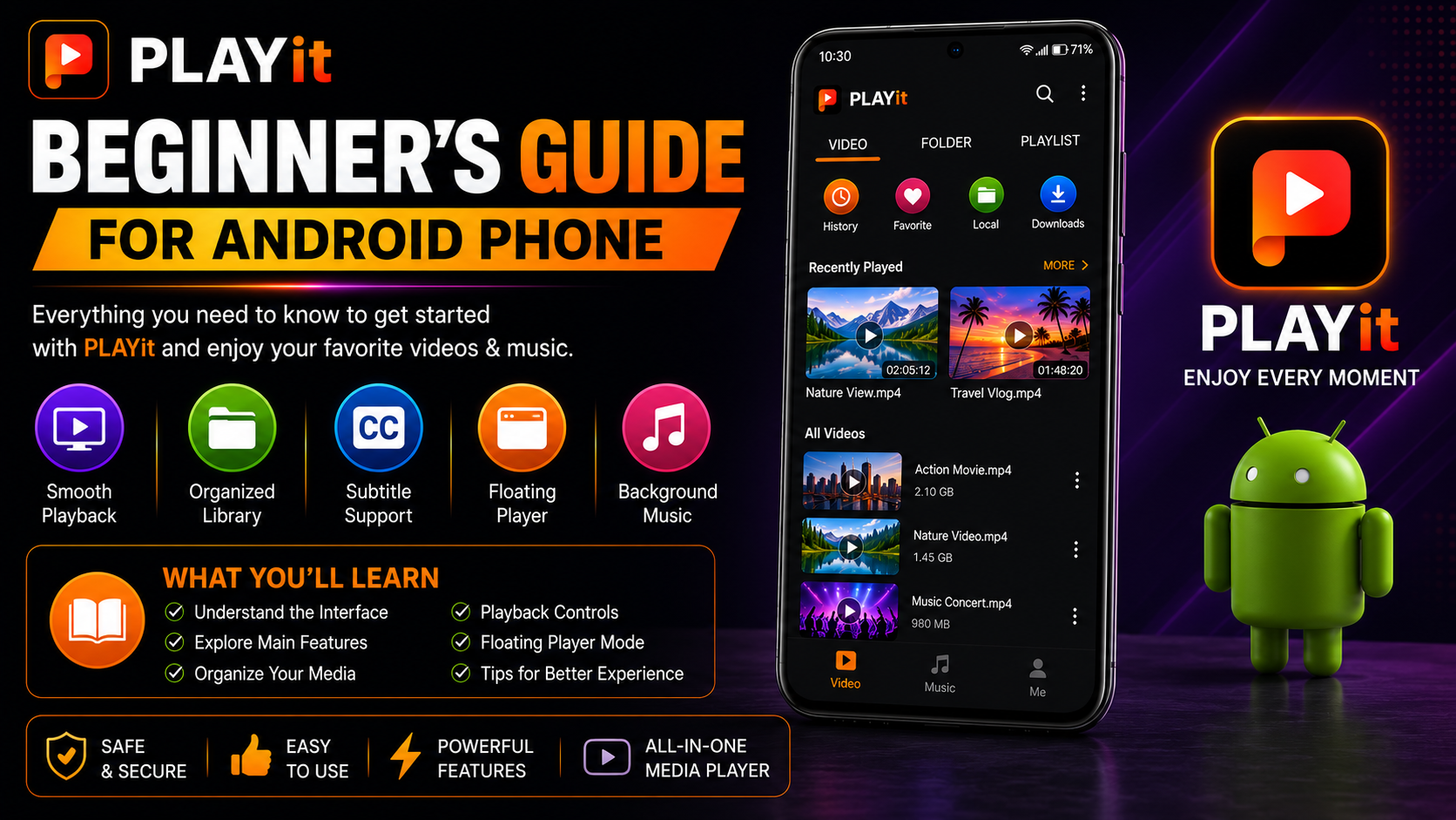 PLAYit Beginner's Guide for Android Phone (Everything You Need to Know Before You Start)