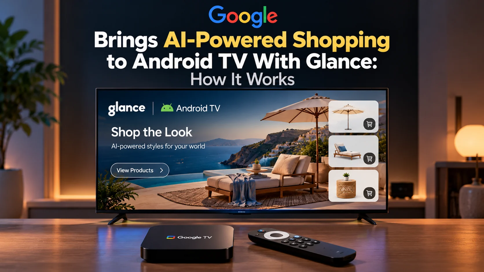 Google Brings AI-Powered Shopping to Android TV With Glance: How It Works