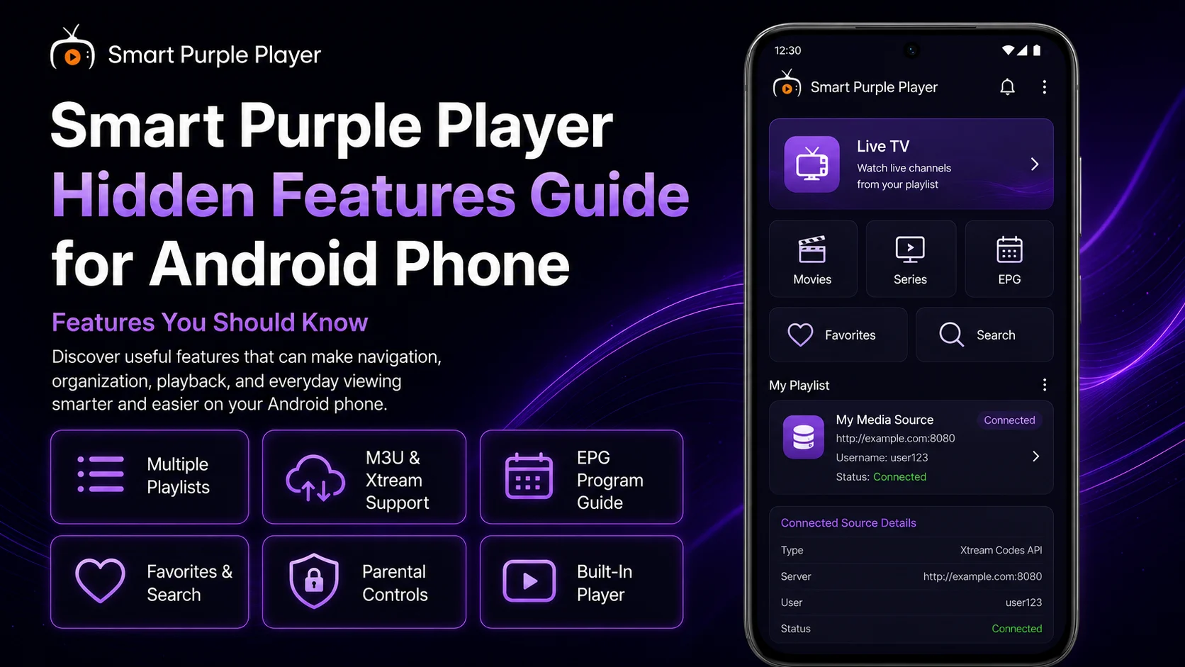 Smart Purple Player Hidden Features Guide for Android Phone (Features You Should Know)