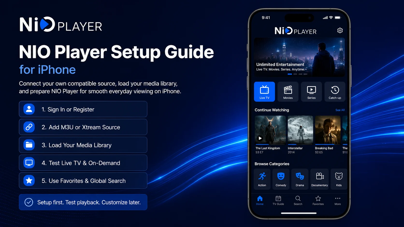 NIO Player Setup Guide for iPhone (Complete Configuration Guide)