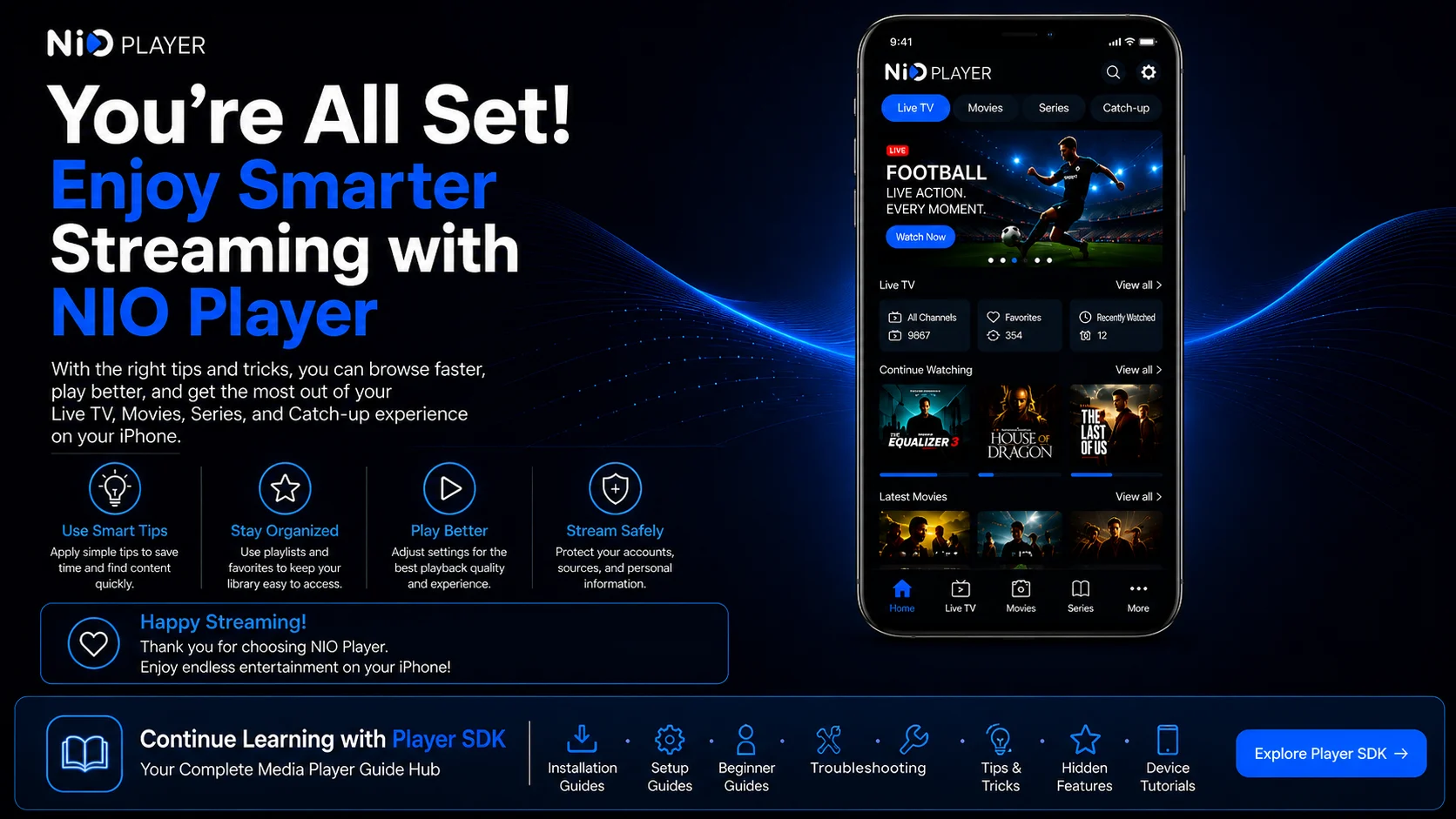 NIO Player Tips & Tricks Guide for iPhone (Improve Your Everyday Streaming Experience)