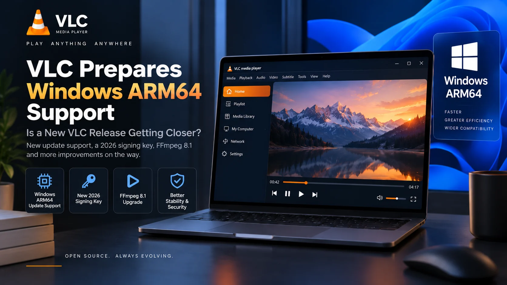 VLC Prepares Windows ARM64 Support: Is a New VLC Release Getting Closer?